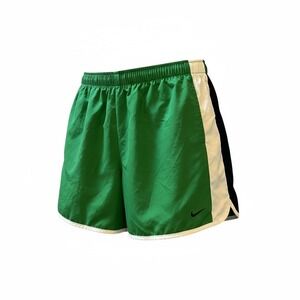 Nike Women's Green White‎ Black Athletic Running Shorts Size XL Y2K